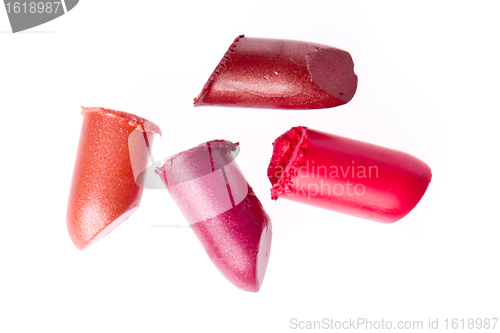 Image of scraps of lipstick
