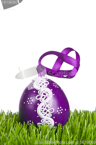 Image of easter egg in grass