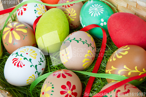 Image of painted easter eggs