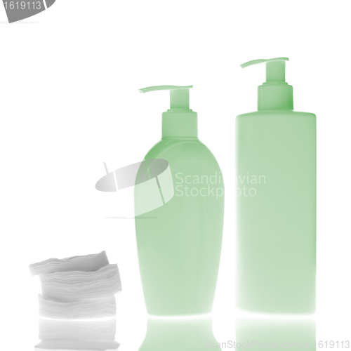 Image of cosmetic bottles