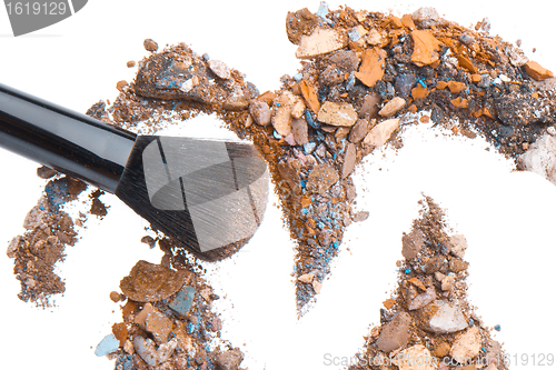 Image of crushed eyeshadows