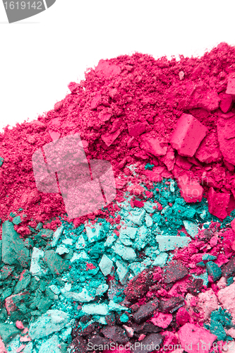 Image of crushed eyeshadows