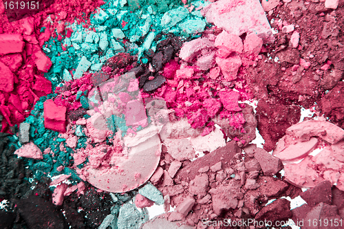Image of crushed eyeshadows