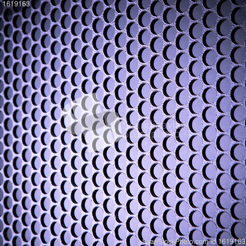 Image of abstract metallic grid