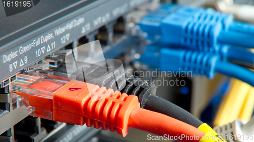 Image of network cables