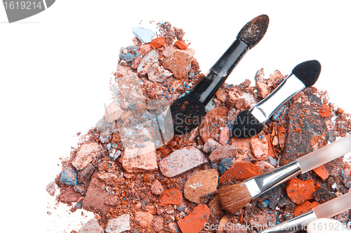 Image of crushed eyeshadows