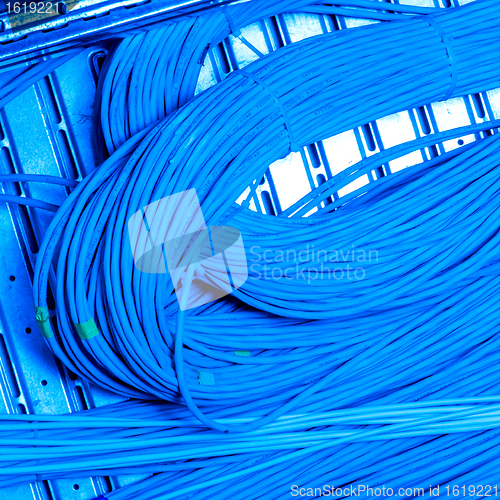 Image of network cables concept