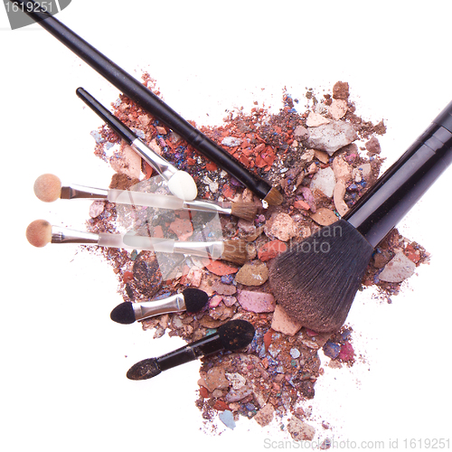 Image of crushed eyeshadows