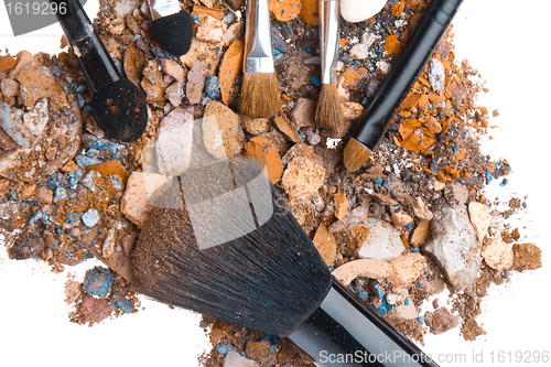 Image of crushed eyeshadows