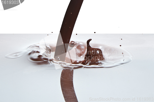 Image of pouring chocolate