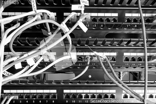 Image of network cables