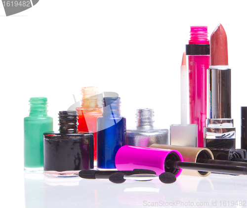 Image of cosmetic makeup products