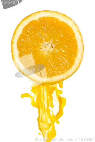 Image of orange juice splash