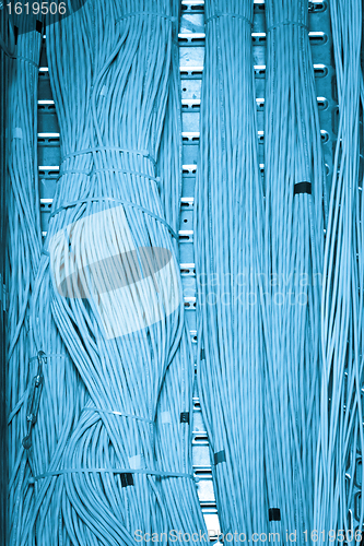 Image of network cables concept