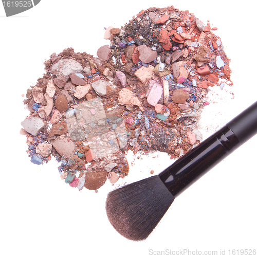 Image of crushed eyeshadows