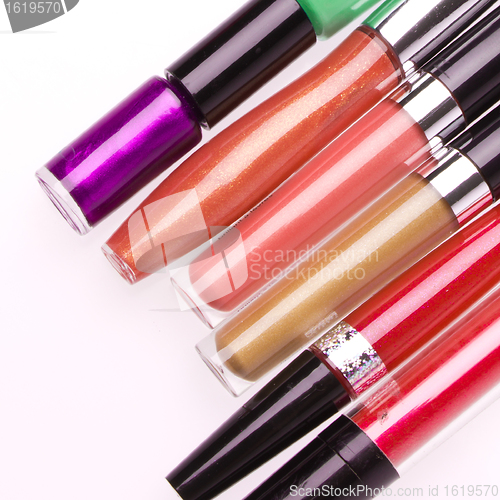 Image of mascara set isolated