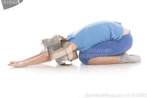 Image of Image of a girl practicing yoga