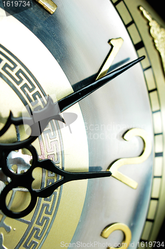 Image of Clock hands, shallow DOF