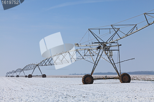 Image of Irrigation pivot in winter