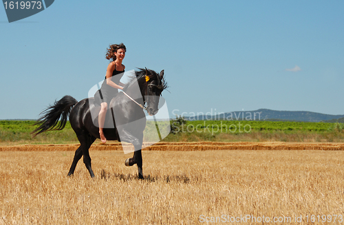 Image of riding girl