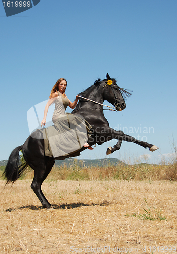 Image of riding girl