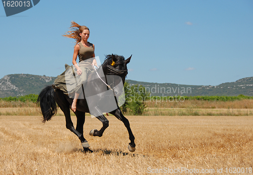 Image of riding girl