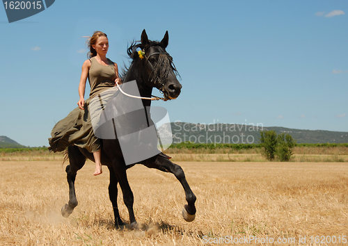 Image of riding teenager