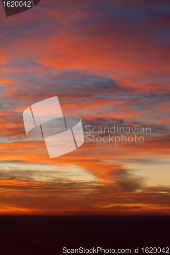 Image of Sunrise sky over the sea