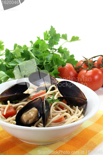 Image of Spaghetti with mussels