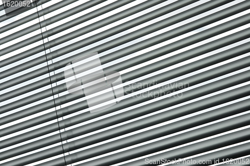 Image of Semi-closed metallic blinds