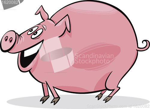 Image of cartoon pig