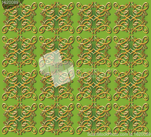 Image of decorative oriental wallpaper background