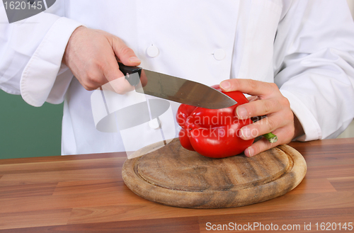 Image of Chef and pepper