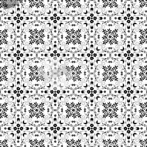 Image of Seamless Floral Pattern