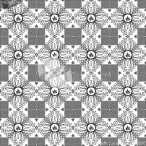 Image of Seamless Leaves Pattern