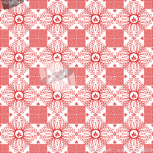 Image of Seamless Leaves Pattern
