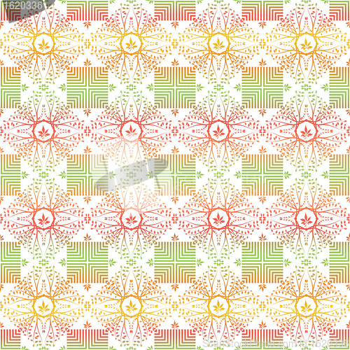 Image of Seamless Leaves Pattern