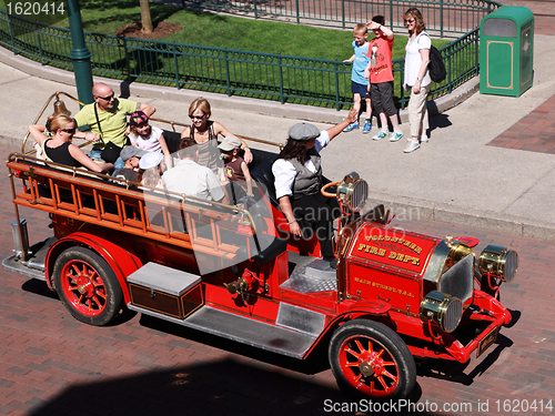 Image of Volunteer fire department car