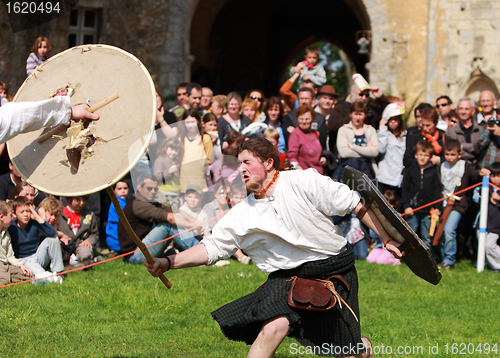 Image of Scottish warriors