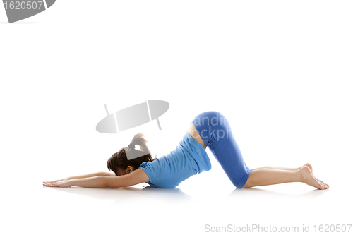 Image of Image of a girl practicing yoga