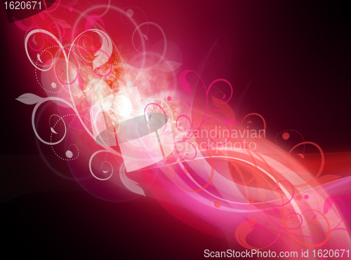 Image of Abstract floral background