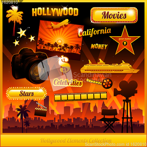 Image of Hollywood cinema movie elements