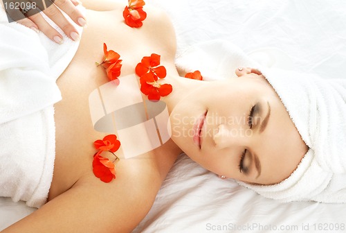 Image of red petals spa #2