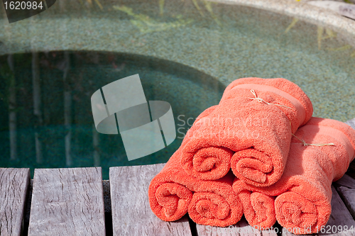 Image of wrapped towels