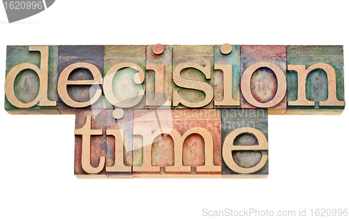 Image of decision time