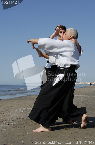 Image of training of Aikido