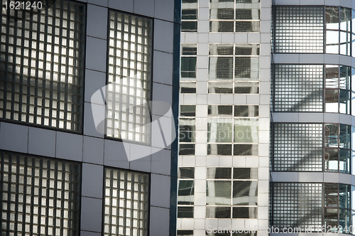 Image of Glass wall with windows