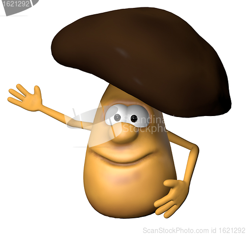 Image of cartoon mushroom