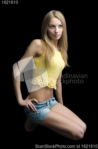 Image of Portrait of beautiful blonde