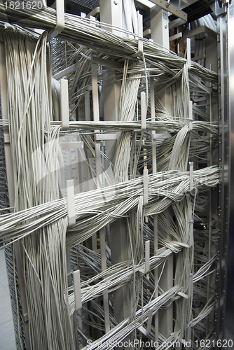 Image of crossed wire equipment